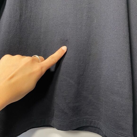 Hugo Boss | Men's Quarter Zip Mock Neck Sweater Black Sz Medium - Picture 12 of 12